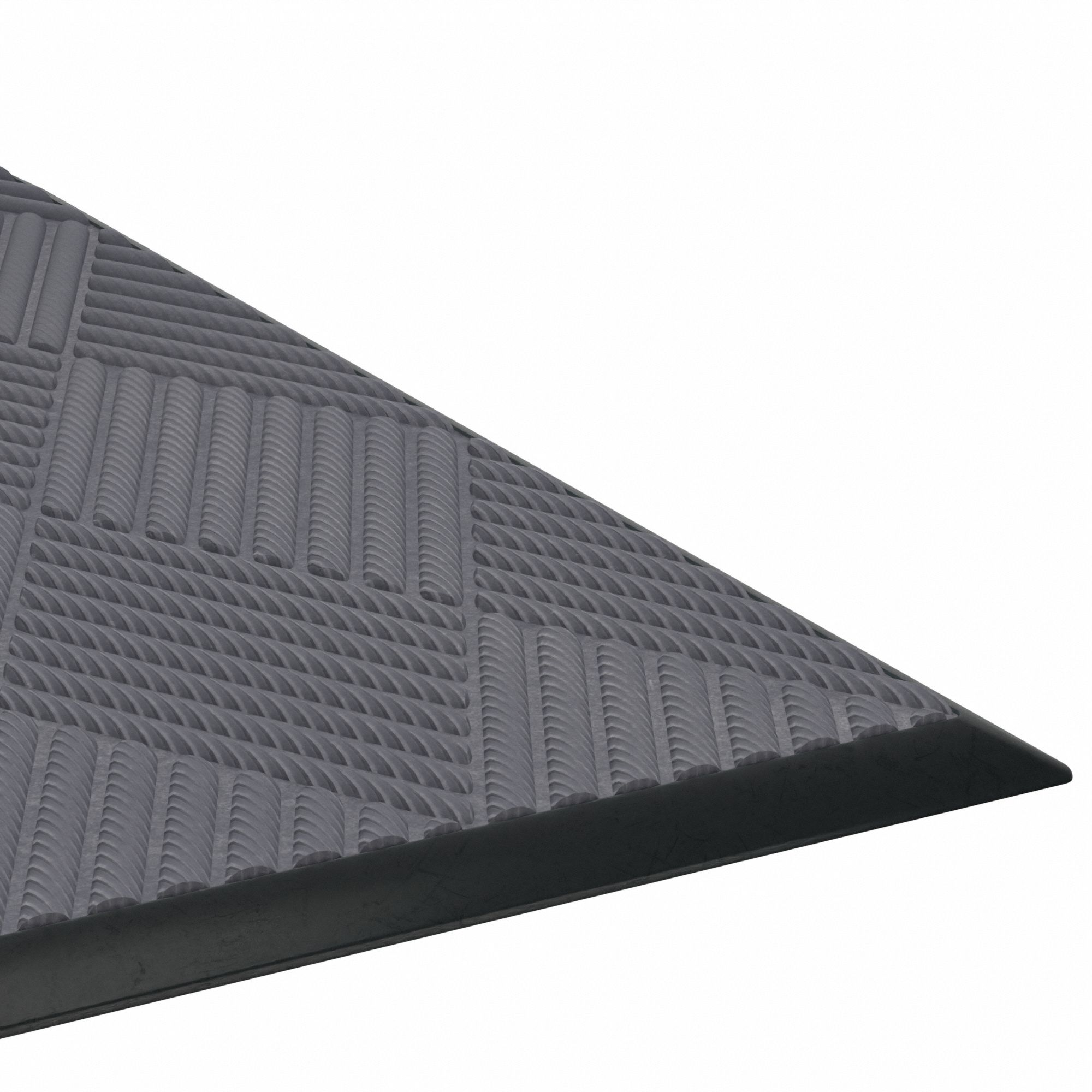 Entrance Mat: Diamond, Outdoor, Heavy, 3 ft x 5 ft, 3/8 in Thick, Polypropylene, Rubber, Blues