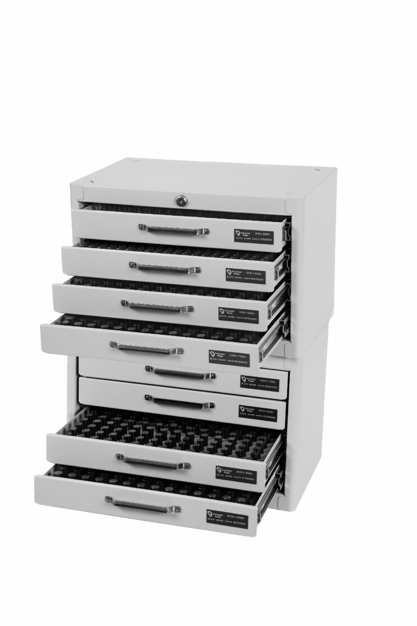 Black Oxide-Coated Pin Gauge Library: Go (Plus), 0.011 in to 1 in, ZZ Tolerance Class