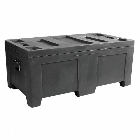 MYTON INDUSTRIES, 55 in x 30 in x 24 in, Includes Lid, Bulk Container ...