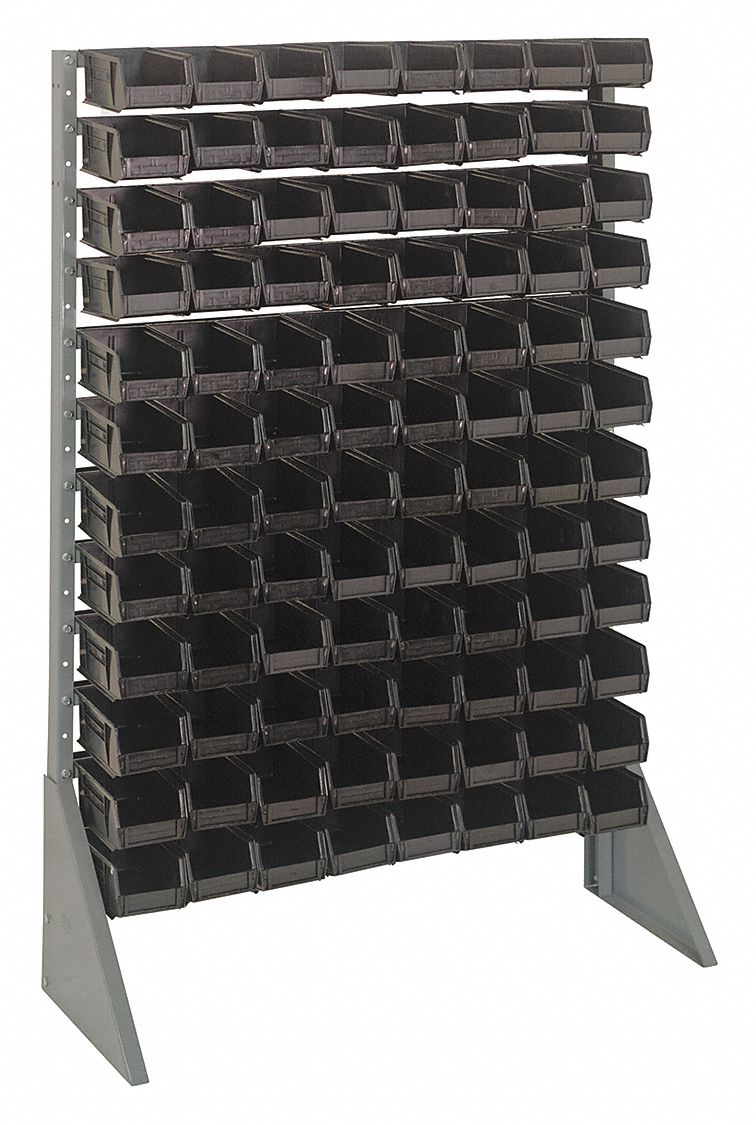 QUANTUM STORAGE SYSTEMS, 15 in x 54 in x 36 in, 1 Sided, Bin Rail Floor ...