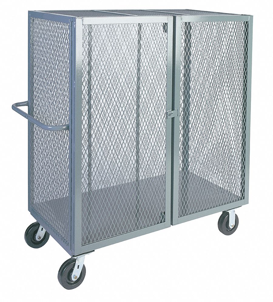 JAMCO, 2,000 lb Load Capacity, 1 Shelves, Single Latch Welded Mesh ...