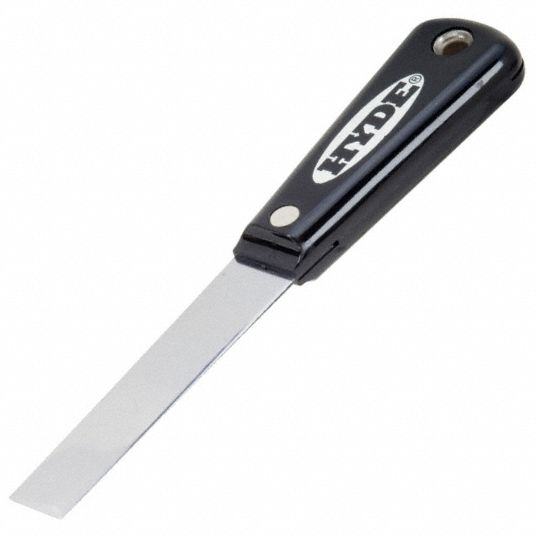 HYDE, 3/4 in Blade Wd, Carbon Steel, Putty Knife 8EJY502005 Grainger