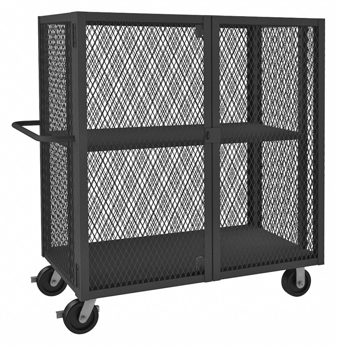 Mesh Security Cart 3000 lb 57x30x60