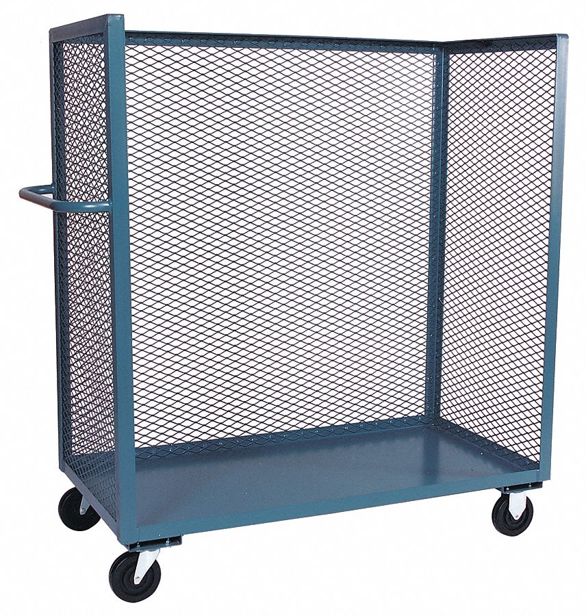 9PY30 - 3-Sided Stock Cart 2000 lb. 36 In.L