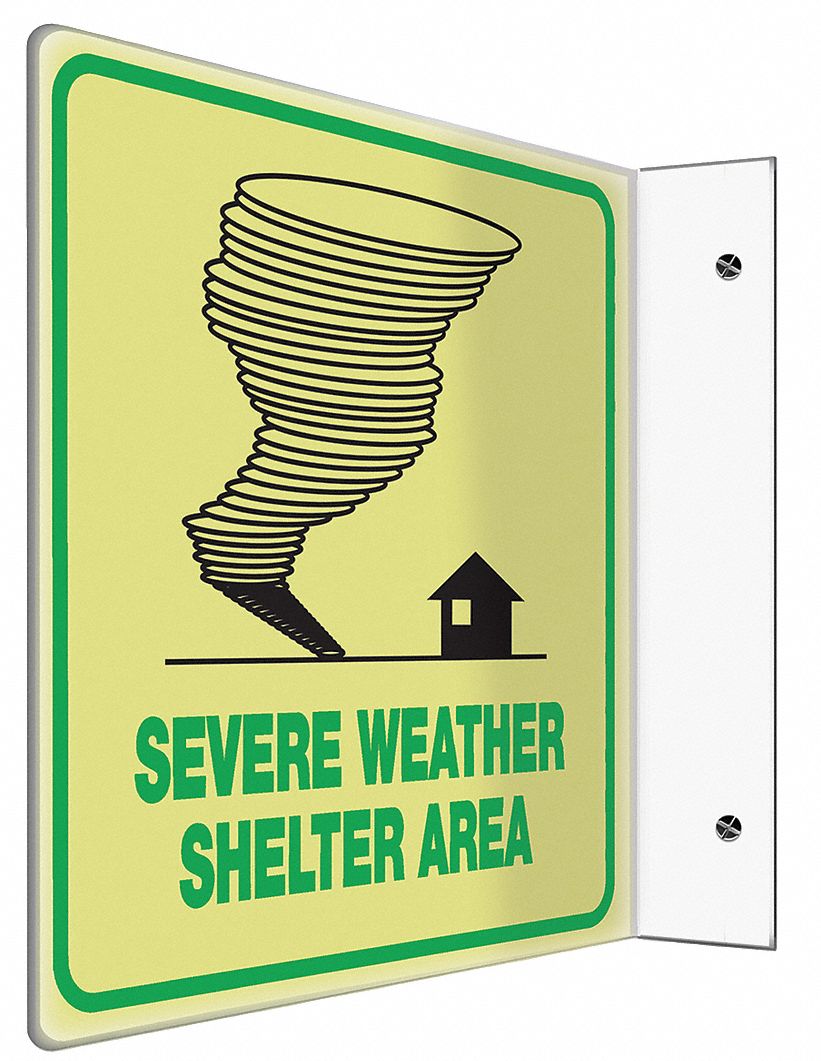 PROJ SIGN 90D 8X8 PNL SVR WTHRSHLTR