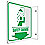 Safety Shower Sign,8 x 8In,GRN/WHT,PS