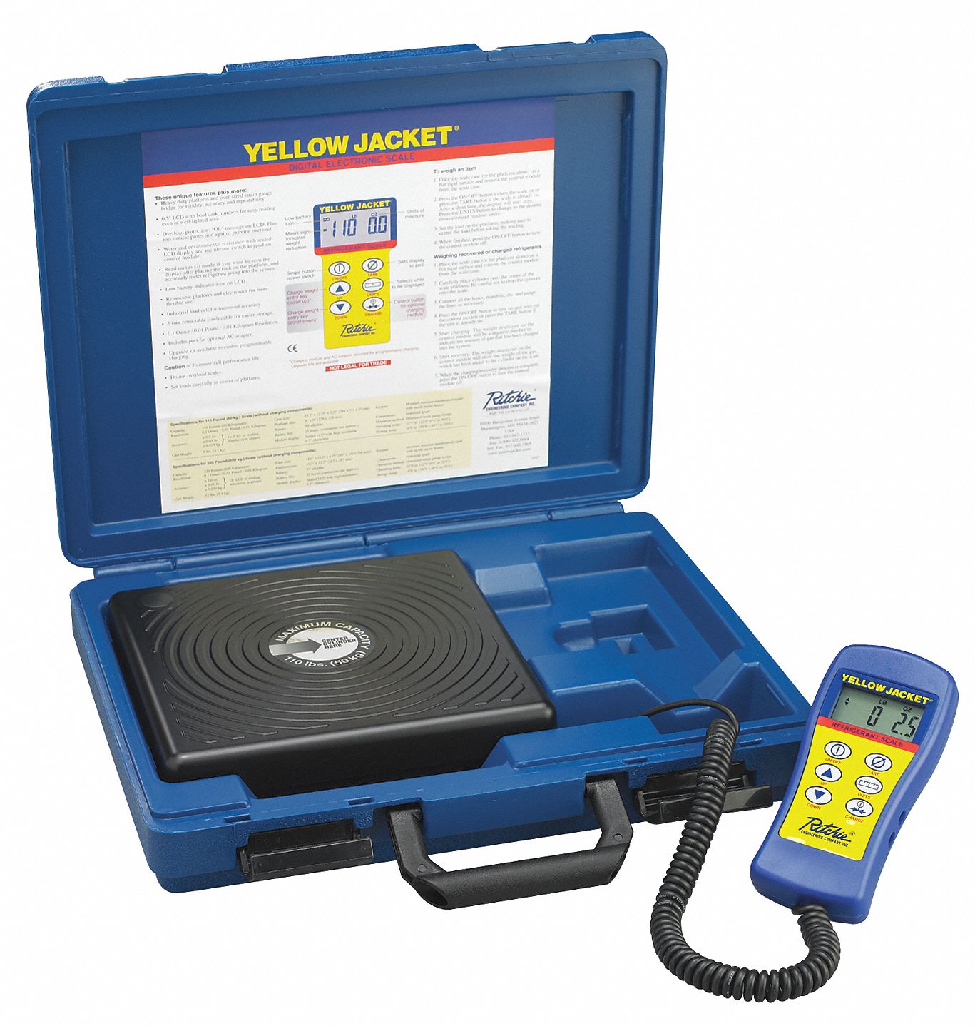 Details about   100kg Heavy-duty Refrigerant Charging Electronic Scale Professiona W/ Carry Case 
