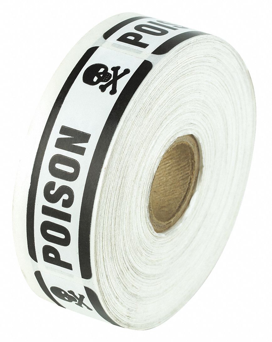 Label, 7/8in x 2.875in, Paper, PK500