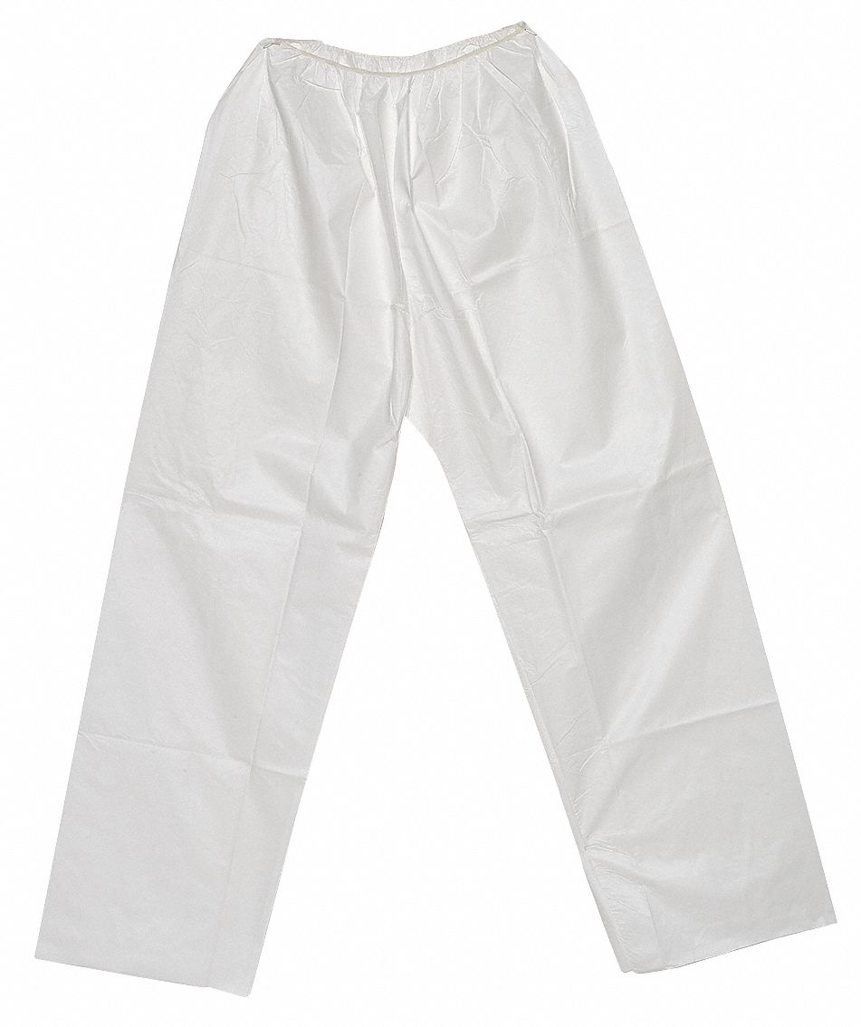 Microporous, White, Disposable Pants - 8FA09|PANT-KG-S - Grainger
