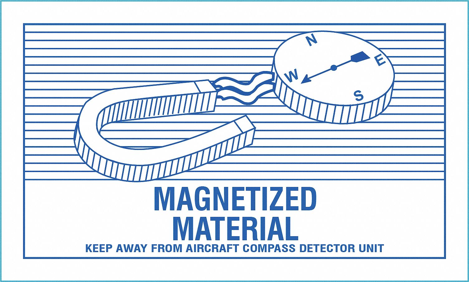 Material, 3 in Label Wd, DOT Handling Label 8PL578PL57 Grainger