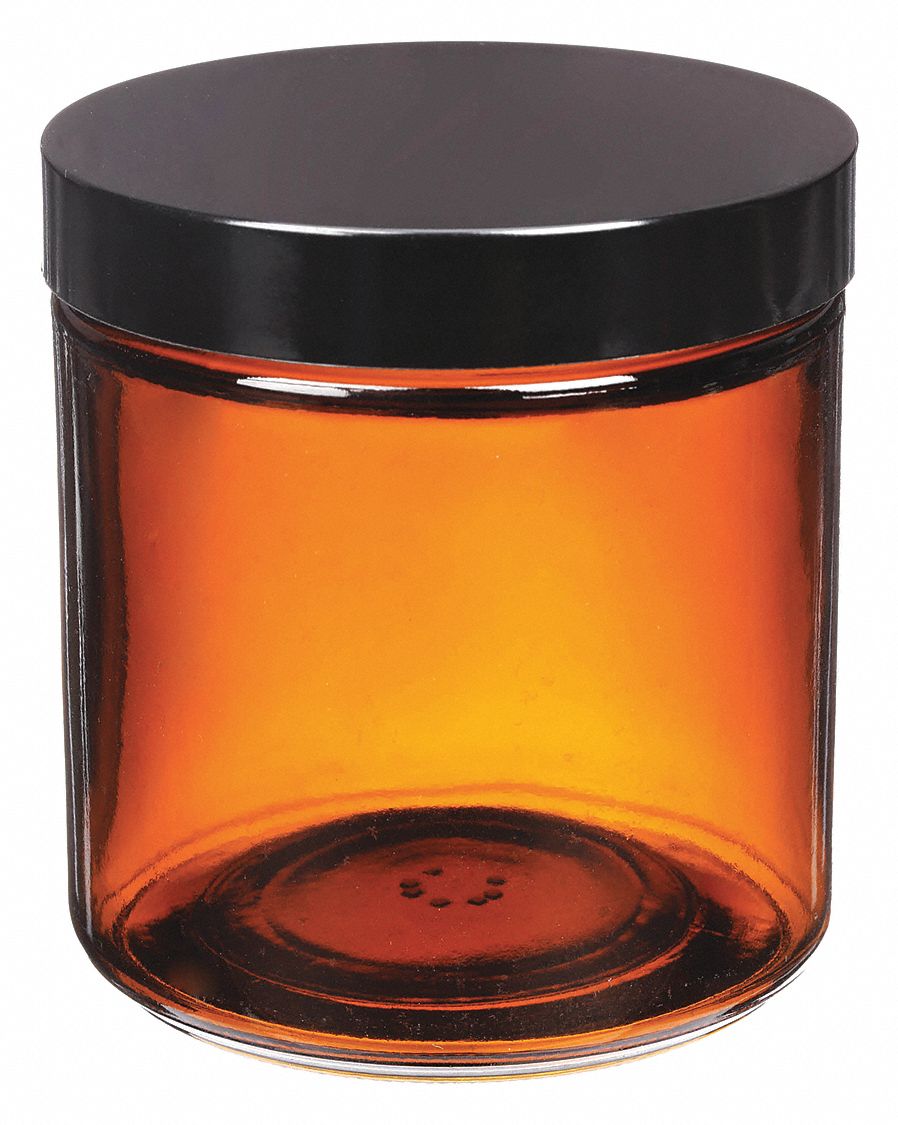 Jar: Soda Lime Glass, 500 mL Capacity - mL, 16.9 fl oz Capacity - oz, Closure Included, Screw On