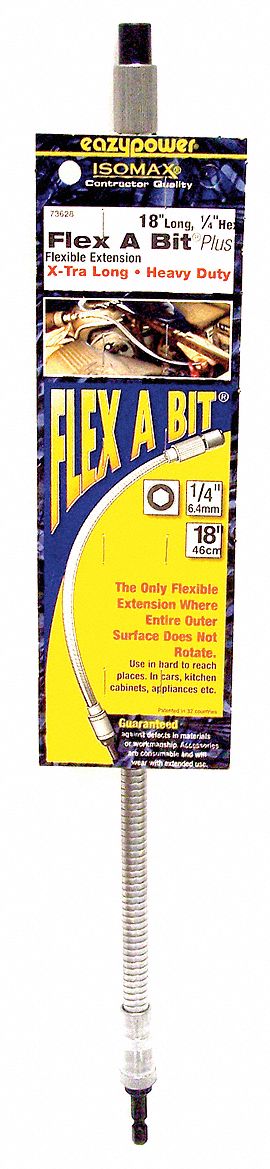 FLEXIBLE EXTENSION,1/4",1/4",18"