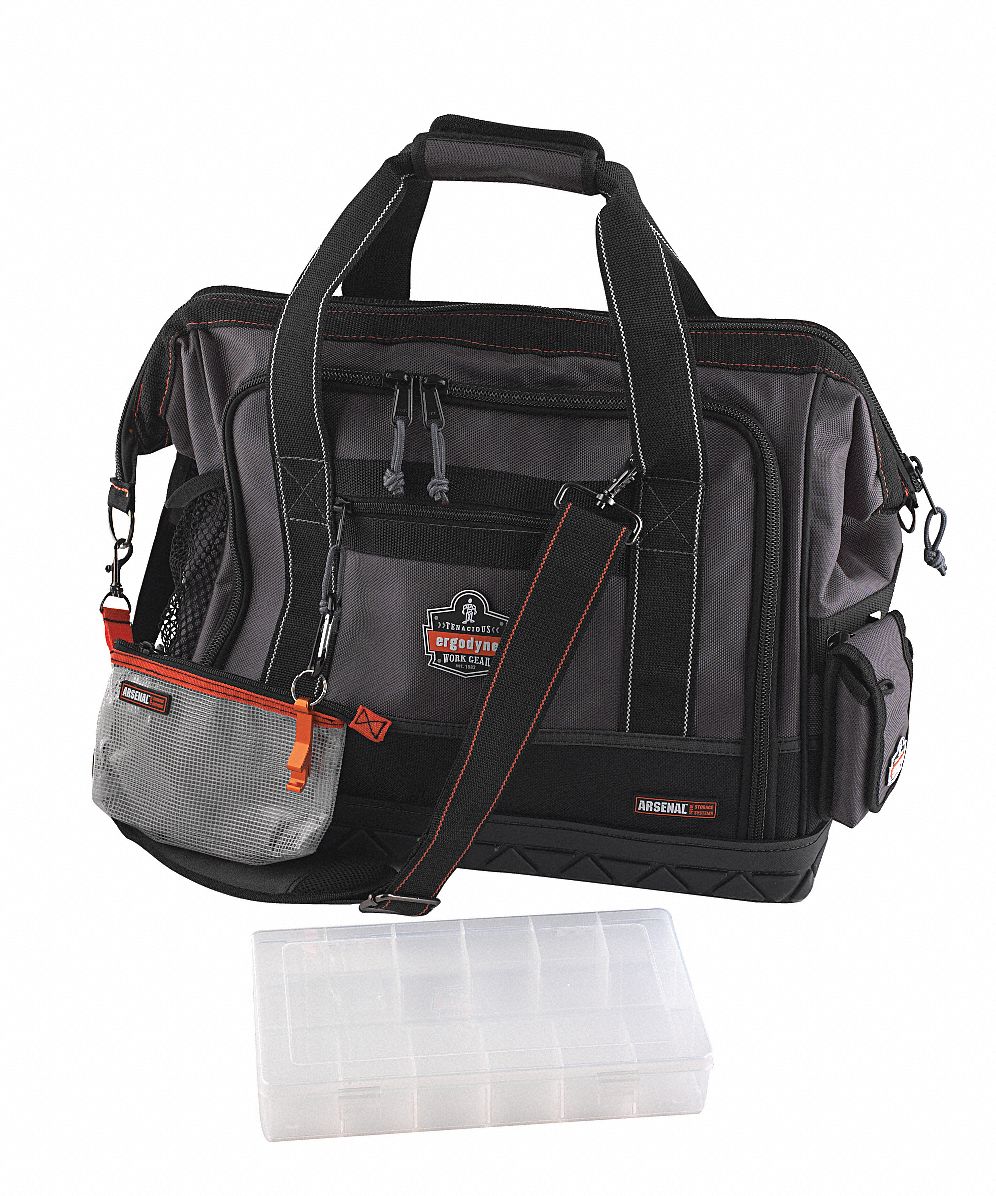 SAC P/OUTILS OUVERT A/POCHE AVANT