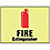 Fire Extinguisher Sign,10 x 14In,FEXT