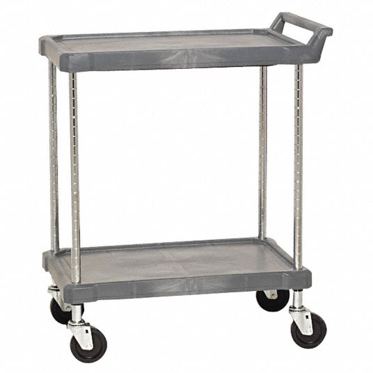 Utility Cart, 400 lb Load Capacity, Number of Shelves 2 - Grainger