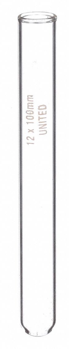 TEST TUBE,10MM,NON-STERILE,GLASS,PK72