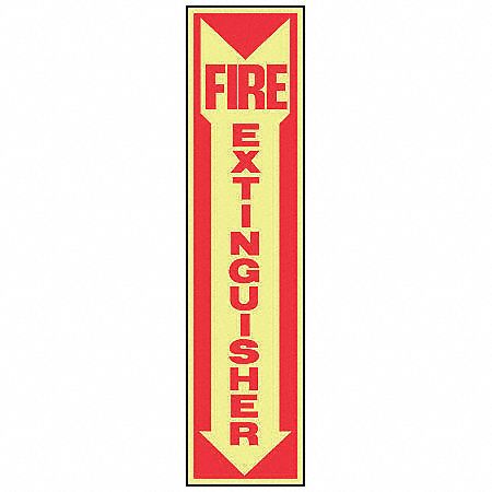 FIRE EQUIPMENT SIGN, NO HEADER, PLASTIC, 12 IN X 4 IN, WITH MOUNTING HOLES, NOT RETROREFLECTIVE