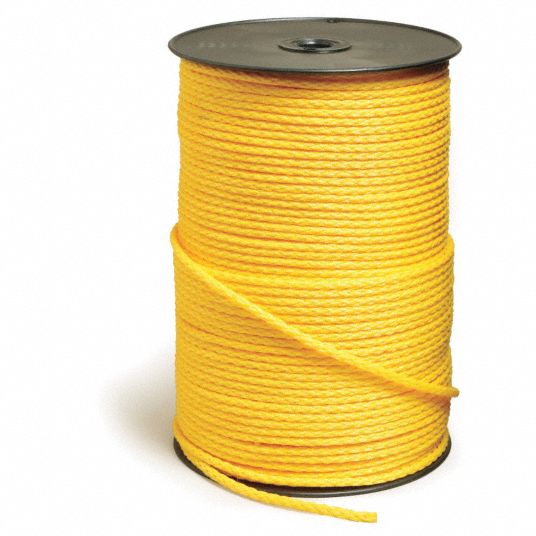 ALL GEAR, Hollow Braid, 1/4 in Dia, General Purpose Utility Rope -  8G045