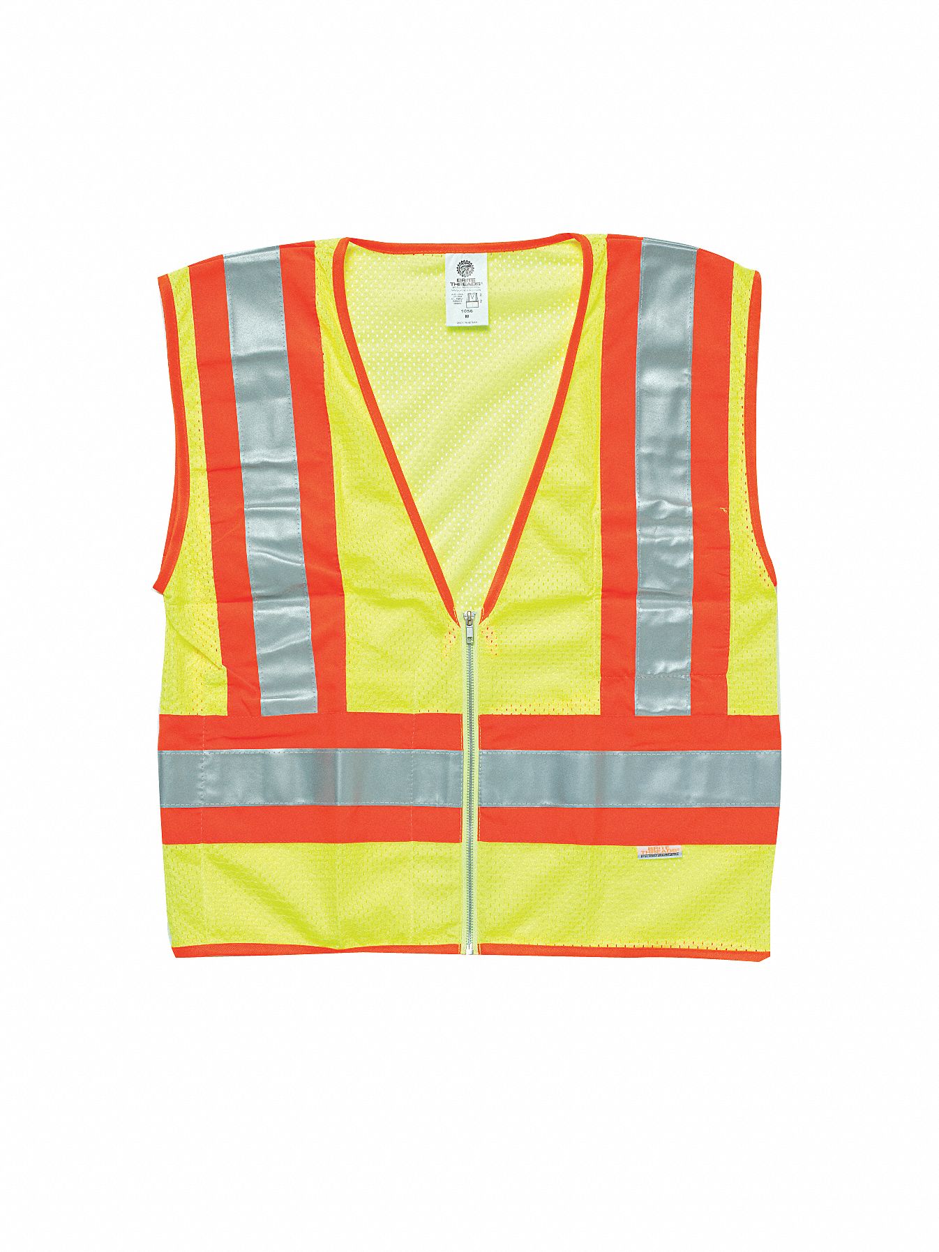 KISHIGO, ANSI Class 2, U, High Visibility Vest - 8H368|T146/4X - Grainger