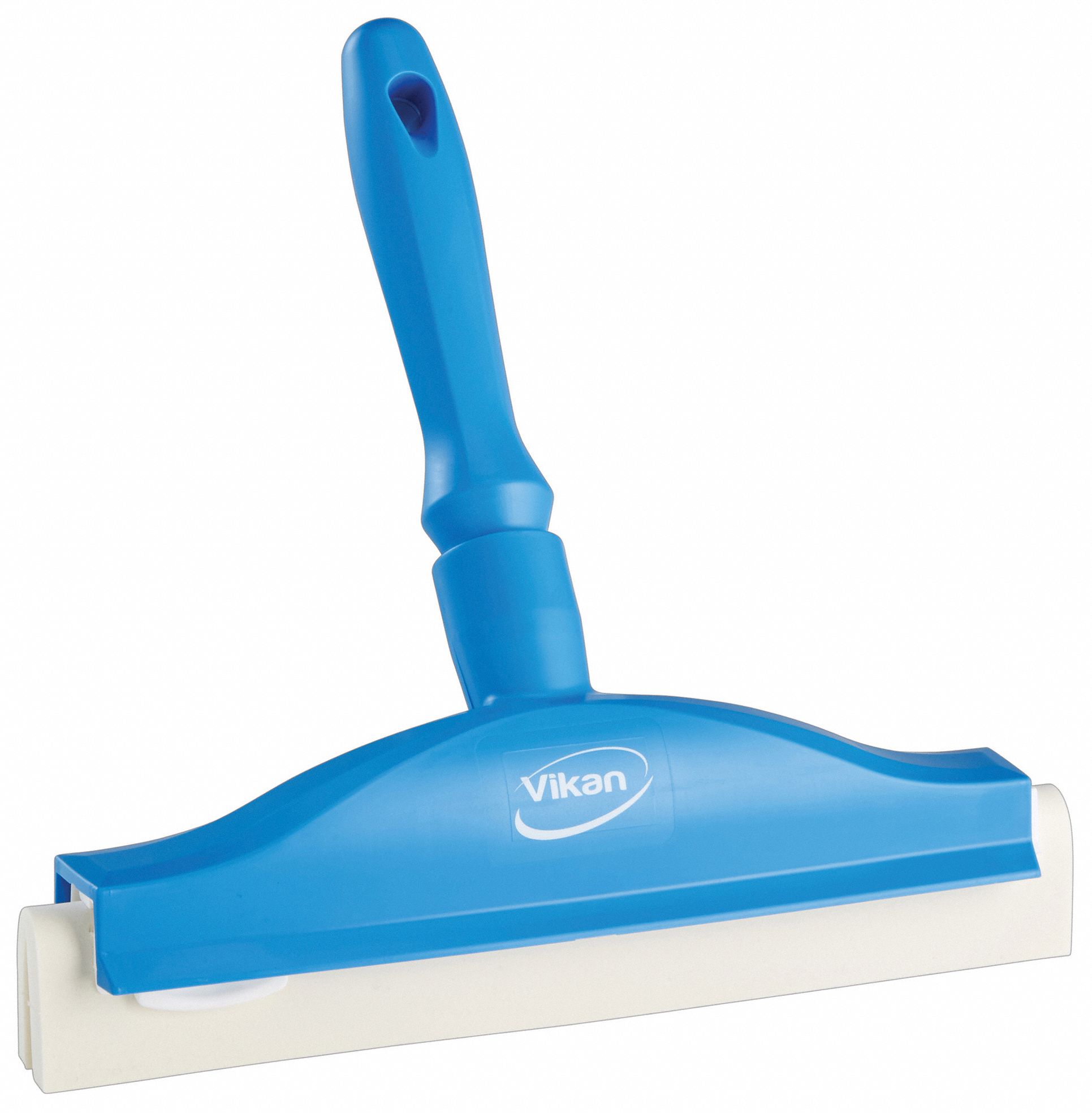 BENCH SQUEEGEE, 2 BLADE COUNT, INCLUDES HANDLE, THREADED, 10 IN BLADE W, CELLULAR RUBBER