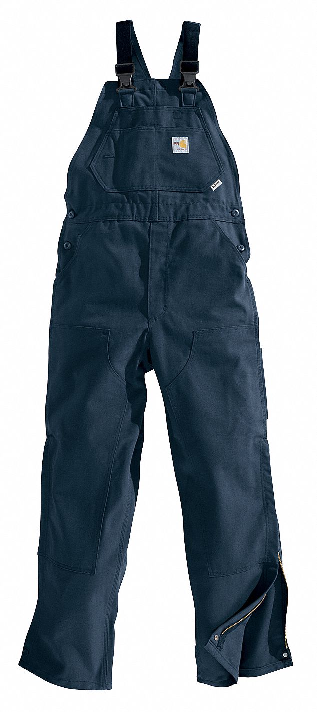 CARHARTT 16 cal sq cm ATPV 2 Bib Overalls 35ET01 101627 410 32 30 Grainger