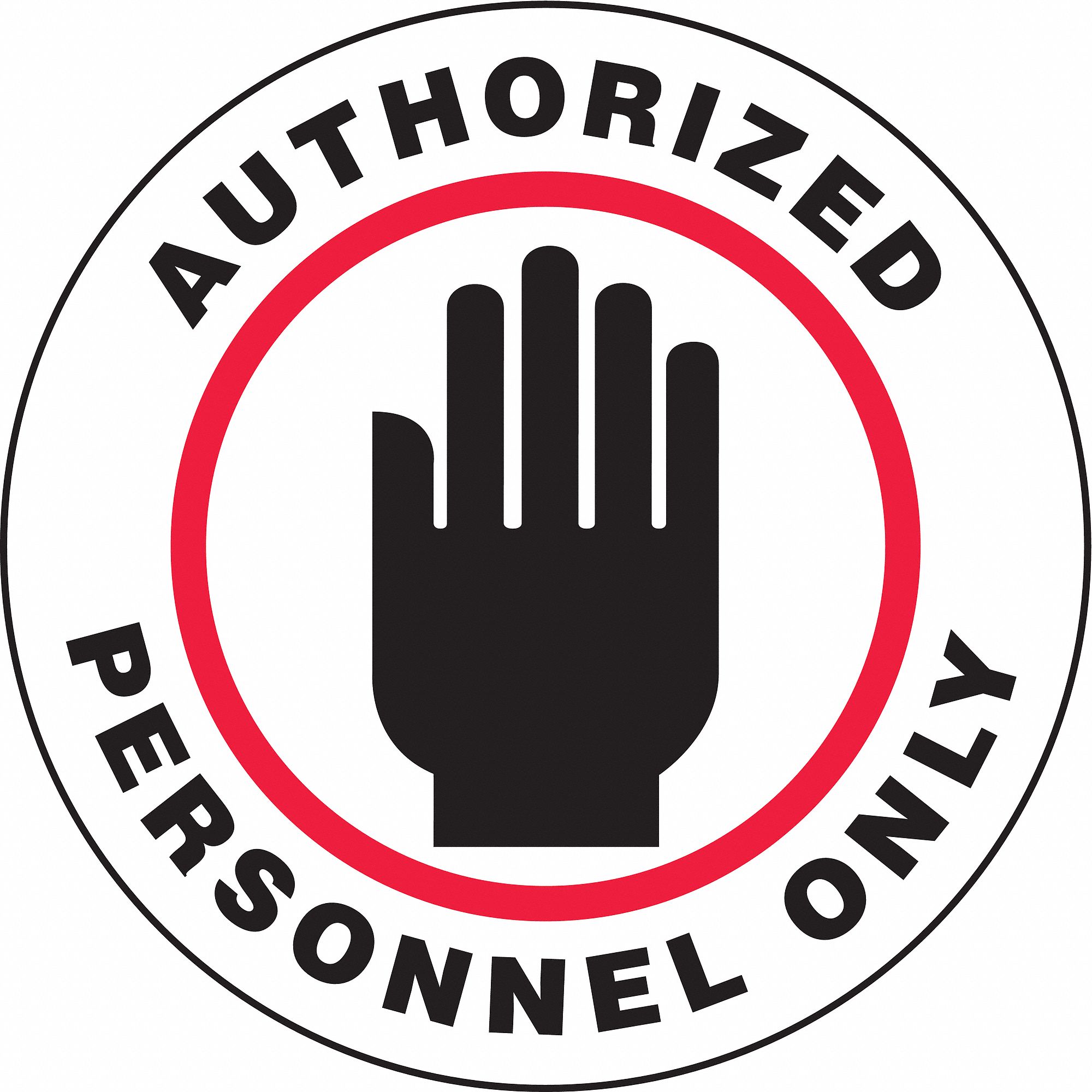 PANNEAU CIRCULAIRE AU SOL PERS AUTO