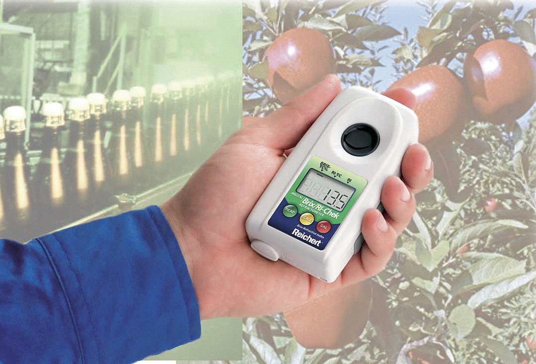 REICHERT Digital Refractometer Brix RI, 0.0 to 62.0/1.3330 to 1.4465