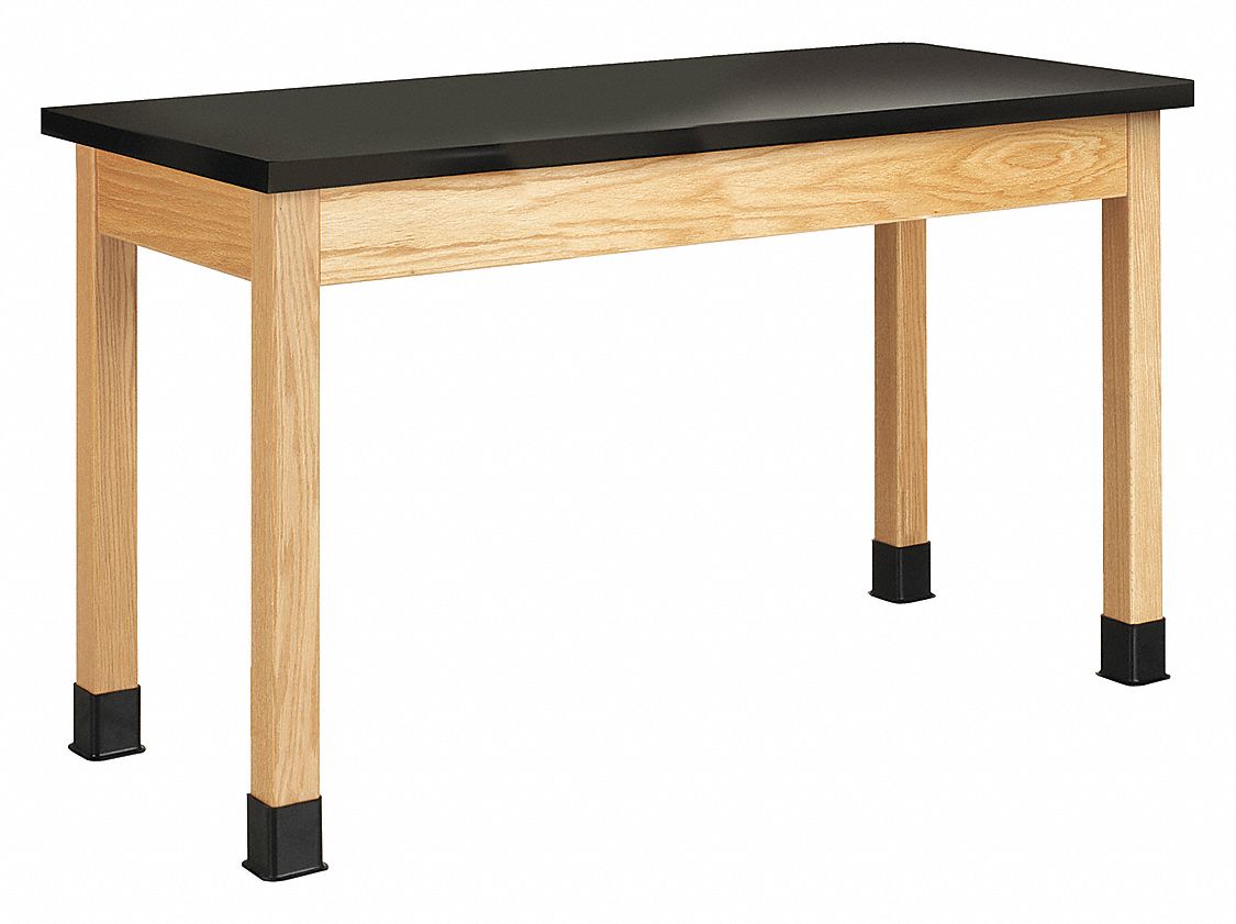 Table: 24 in Overall Wd, 30 in Overall Ht, 4 1/2 ft Overall Lg, ChemGuard, 500 lb Load Capacity