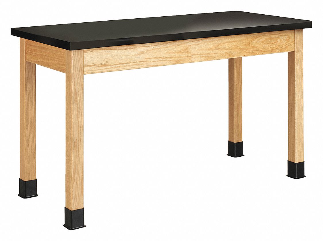 Table: 24 in Overall Wd, 30 in Overall Ht, 4 1/2 ft Overall Lg, Epoxy, 500 lb Load Capacity, Beige