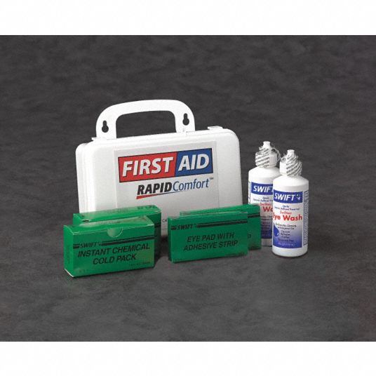 Eye Care Kit, Kit, Plastic, Eye Care, 5 People Served per Kit Grainger