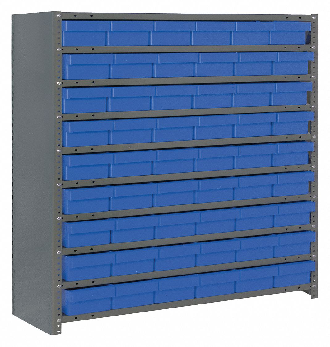 QUANTUM STORAGE SYSTEMS, 36 in x 12 in x 39 in, 1 Sided, Enclosed Bin