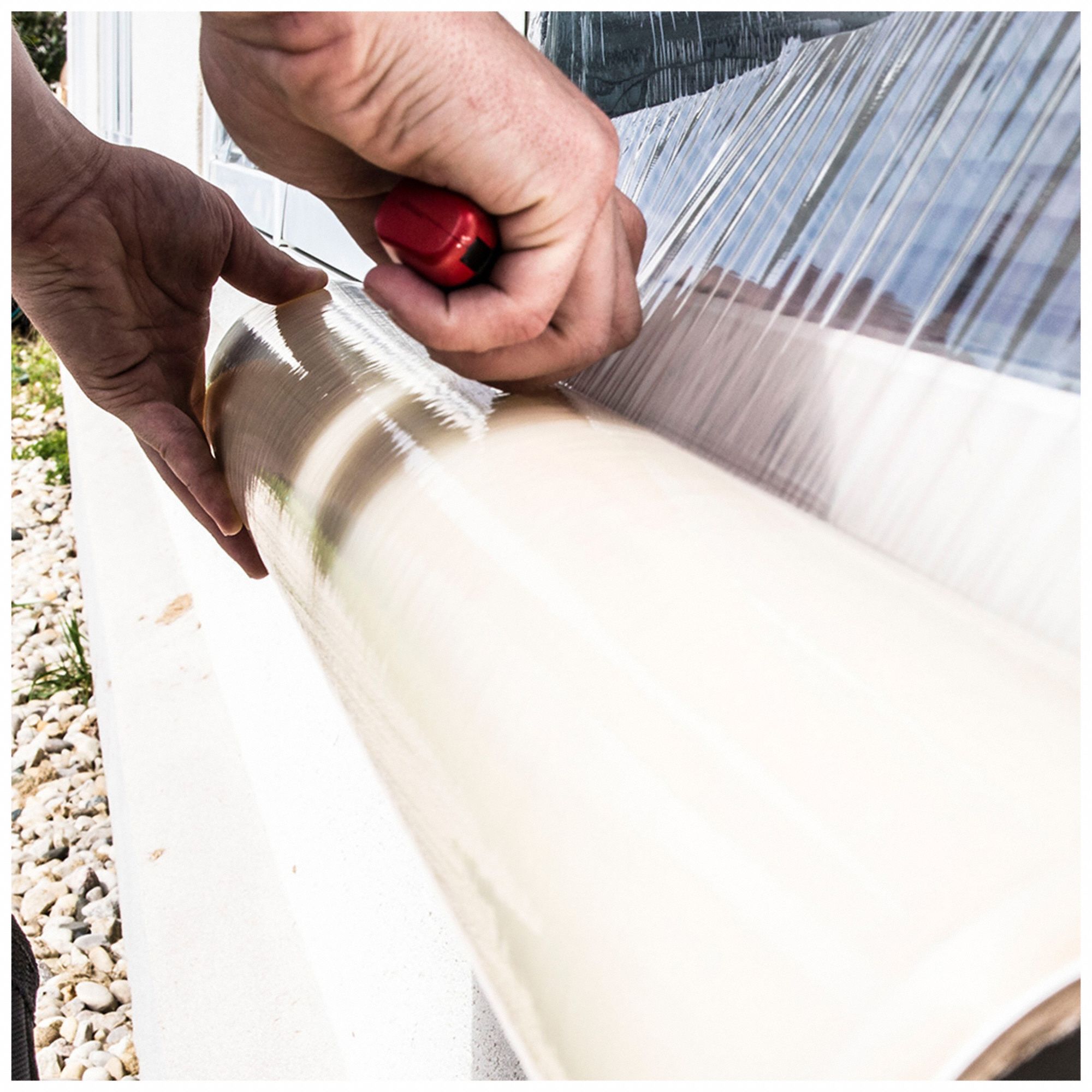 SURFACE SHIELDS Window Protection Film 1.5 mil Thick, 36 in Wd, 250 ft