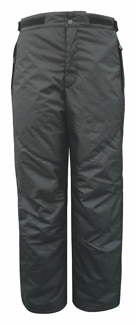 CREEKSIDE RAIN PANTS, HI-TECH POLYESTER, PU BACKING, XL, BLACK, 32½ IN