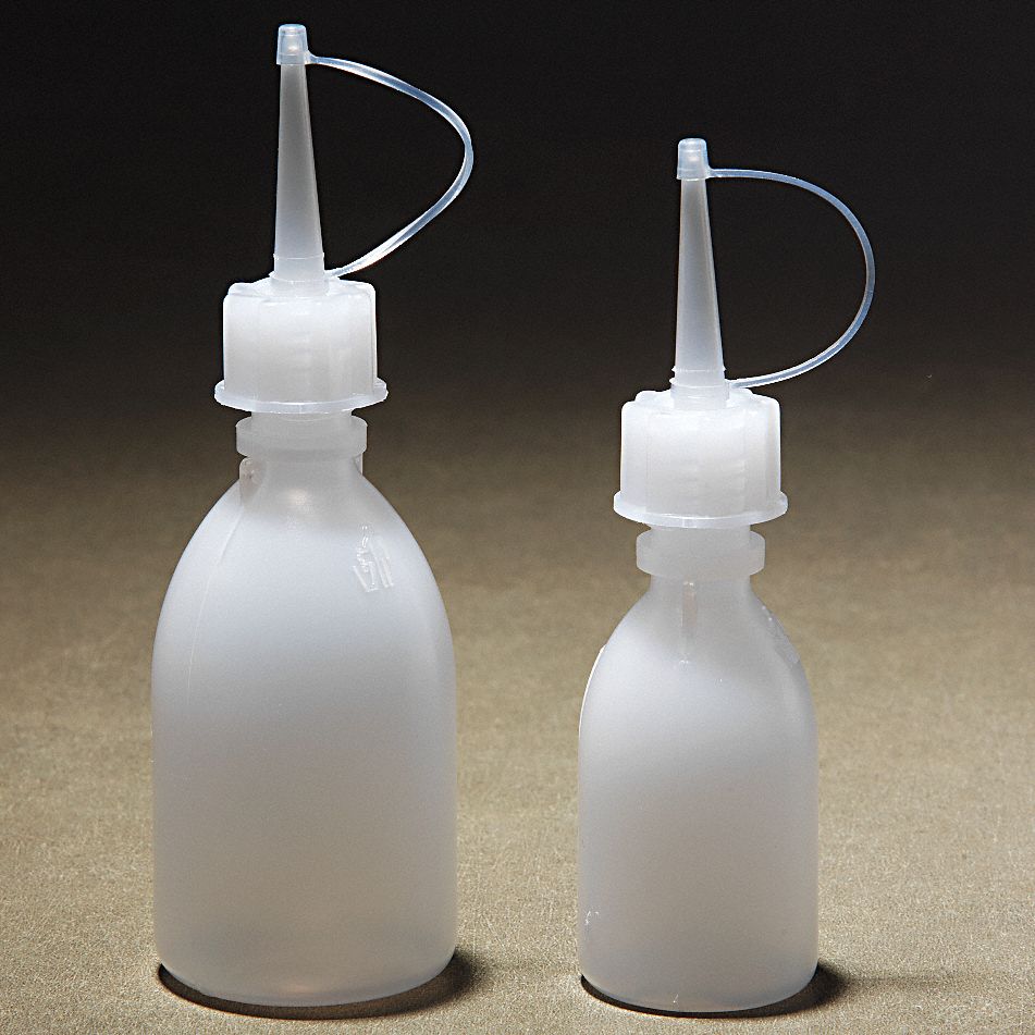 DYNALON Narrow Mouth Round Dropper Bottle, Dispensing, Plastic, 100 mL ...