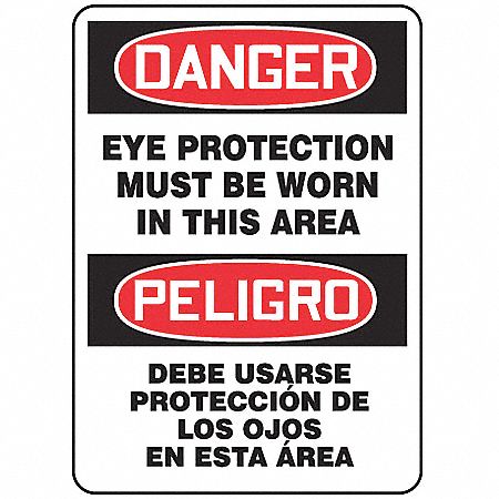 Spanish-Bilingual Danger Sign - Grainger