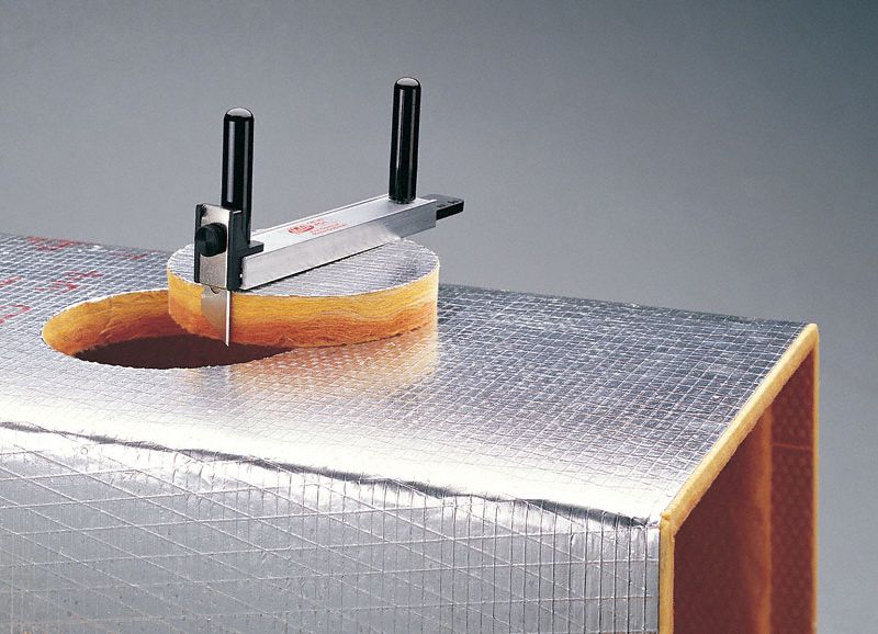 GRAINGER APPROVED Duct Hole Cutter, Steel, Plastic Handle Material, 11