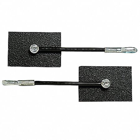 Steel, Black, Cable Lock - 8MWL7|NPRL151BKR - Grainger