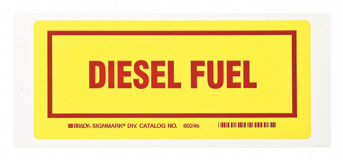 Polyester, Adhesive Sign Mounting, Container Label - 8N663
