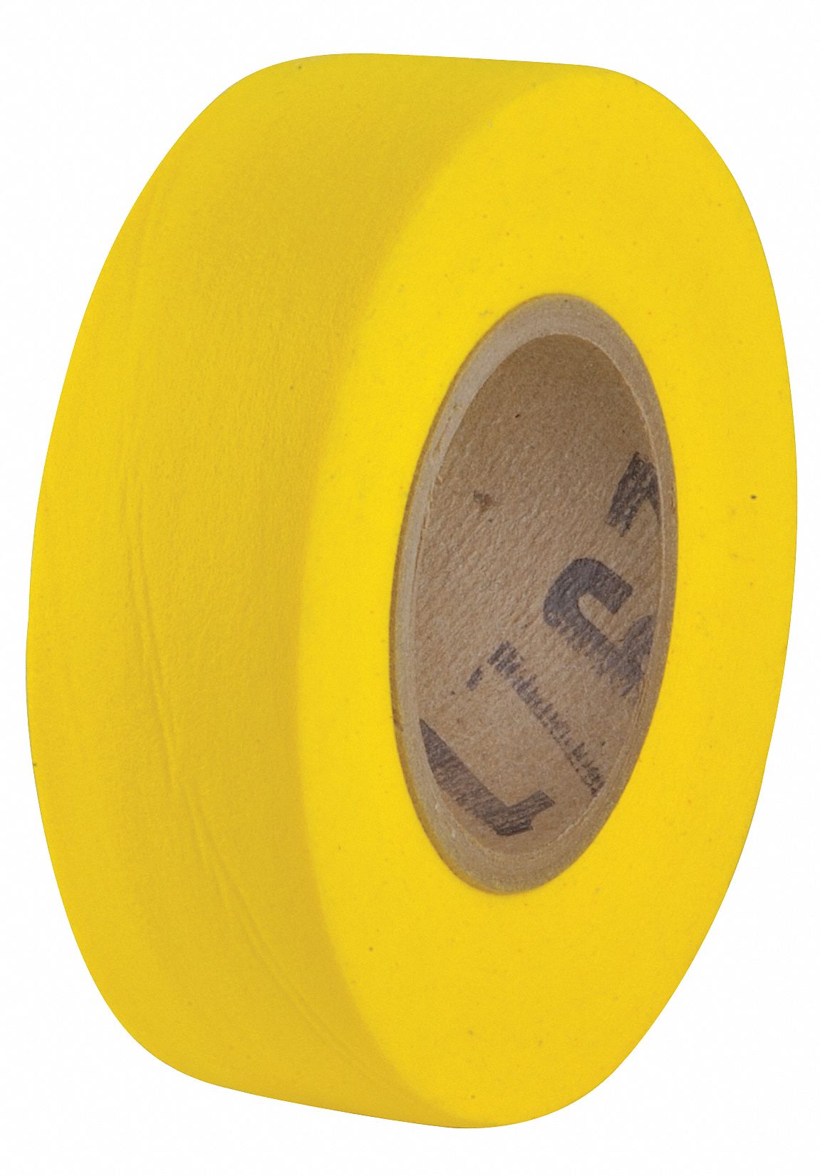PRESCO PRODUCTS CO, Yellow, 1 in Roll Wd, Biodegradable Flagging Tape