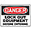 Danger Security Sign,10 x 14In,AL,ENG