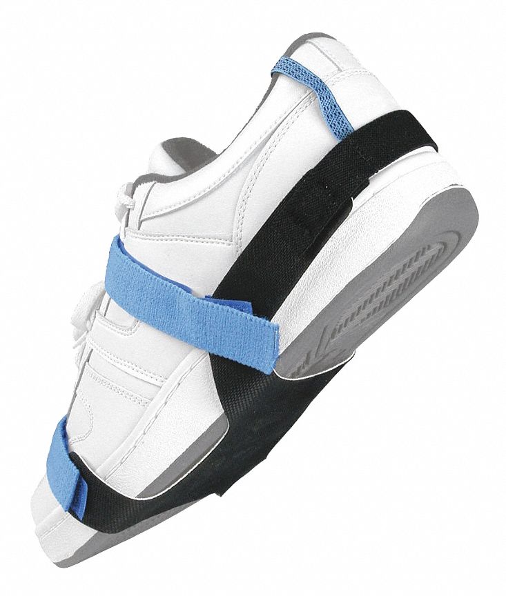 FOOT GROUNDER, FOOT GROUNDER, BLUE, HOOK AND LOOP FASTENING, FOOT, TEAR RESISTANT RUBBER