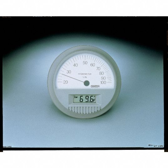 OAKTON Digital/Analog Hygrometer, 0 to 160 F 8NCJ0WD3570000 Grainger