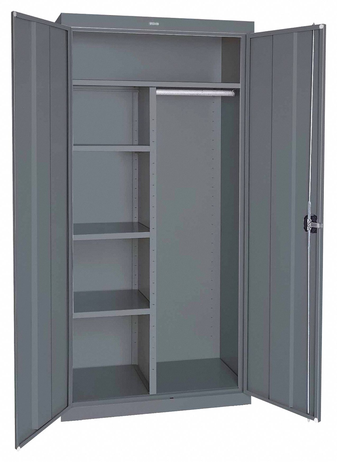 SANDUSKY Commercial Storage Gray, 72 in H X 46 in W X 24 in D