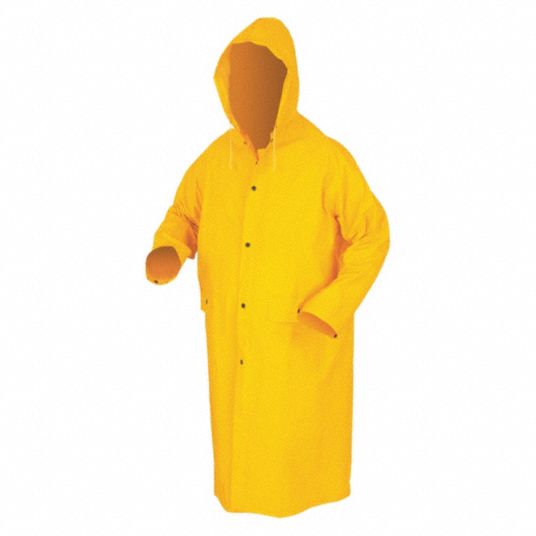 Louisiana Professional Wear 440AHJ Gold Rain Jacket w/ Attached Hood