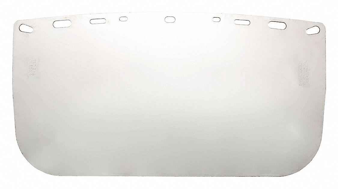 VISOR, CLEAR, ACETATE, 15 X 8 X0.04 IN, DIELECTRIC, FOR USE WITH SENTINEL SERIES