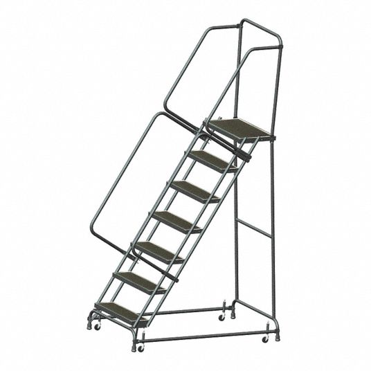 Rolling Ladder,steel,70 In.h - Grainger