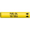 Fuel Oil Snap-On Pipe Markers