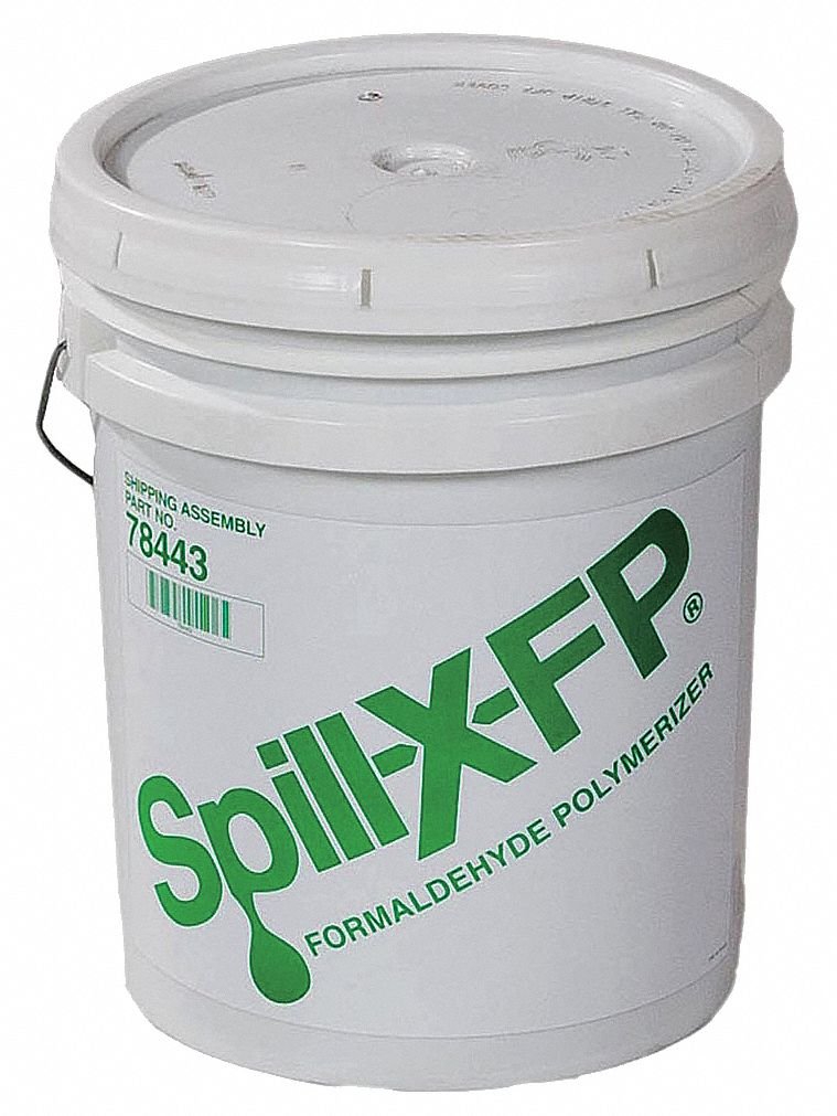 Formaldehyde Solidifier: 37 lb Wt, Pail, Formaldehyde, SPILL-X-FP