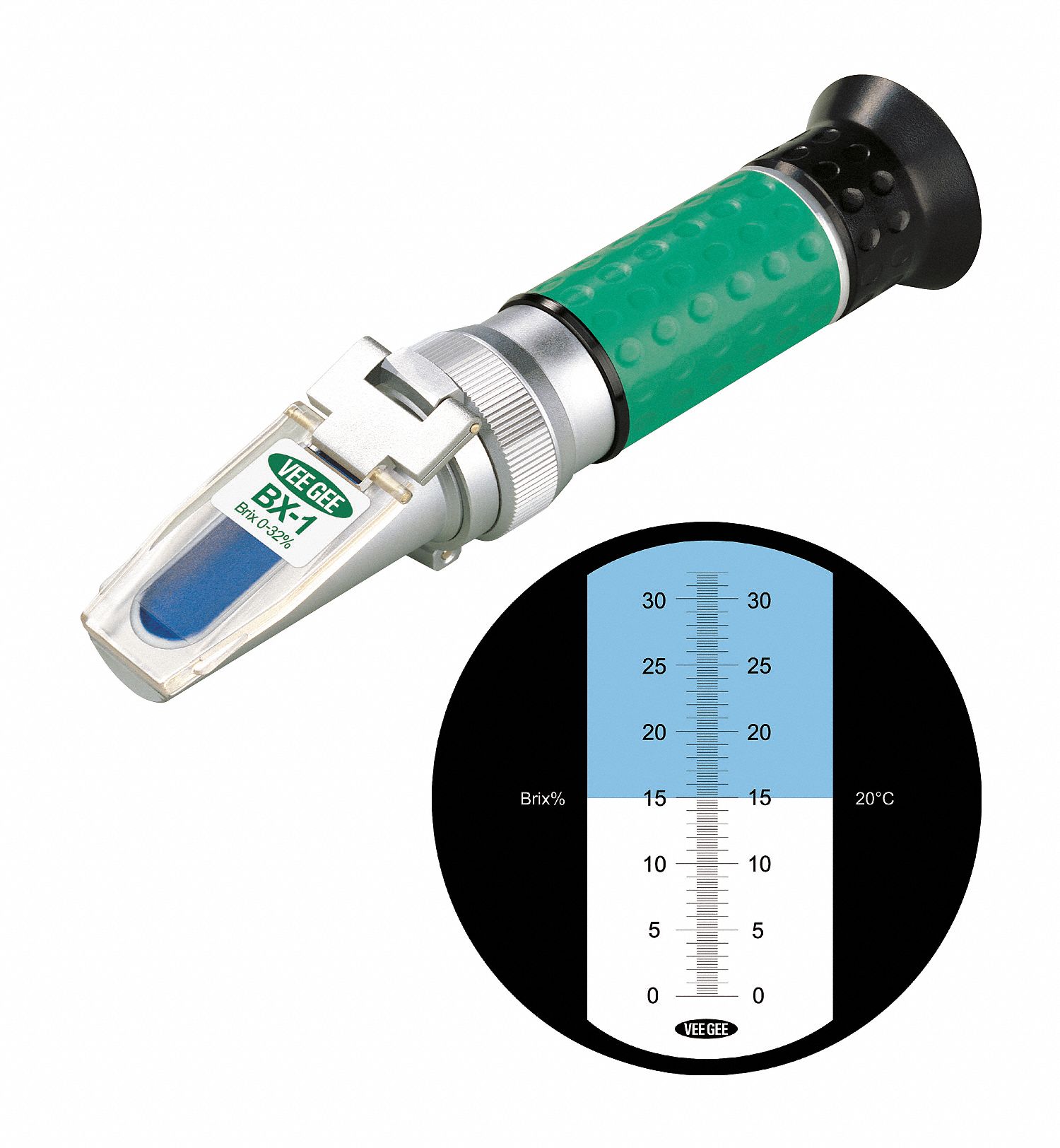 REFRACTOMETER,0 TO 32 PERC BRIX