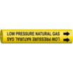 Low Pressure Natural Gas Snap-On Pipe Markers